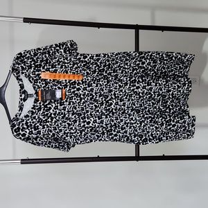 Summer dress, animal print